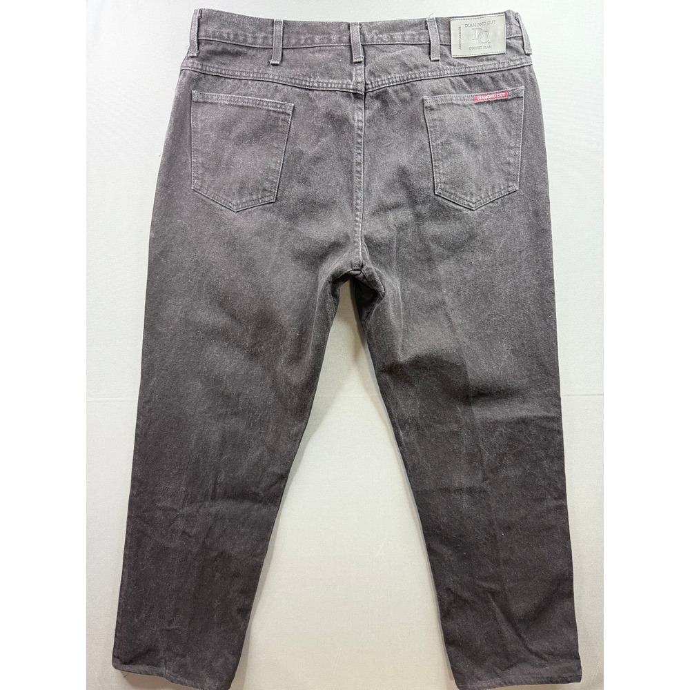 Diamond Cut Gusset Jeans Mens Black Made in USA Denim 40x32